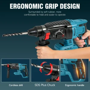 Brushless Cordless SDS+ Rotary Hammer Drill